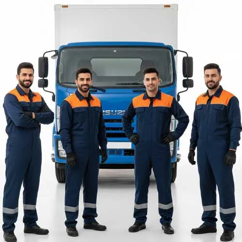 قیمت اسباب کشی با ایسوزو با 4 کارگر