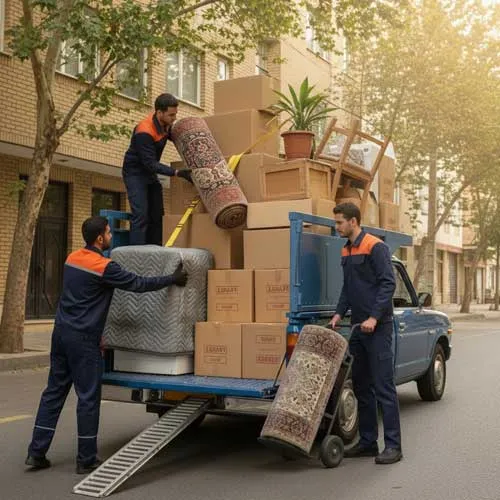 خدمات بارچینی حرفه‌ای نیسان مشهد