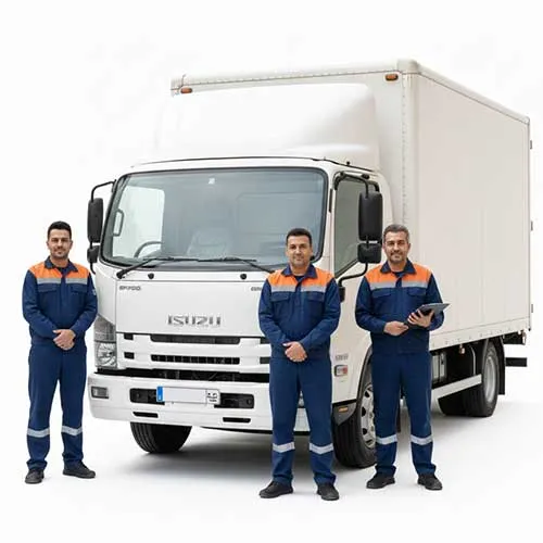 کرایه کامیون ایسوزو مشهد + ۳ کارگر
