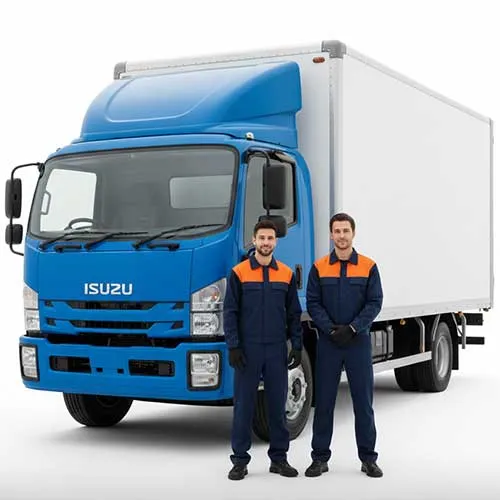 قیمت اسباب کشی با ایسوزو با 2 کارگر