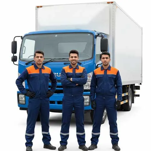 قیمت اسباب کشی با ایسوزو با 3کارگر