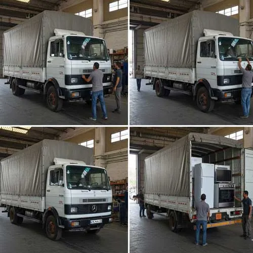 کرایه باربری خاور از مشهد به قزوین