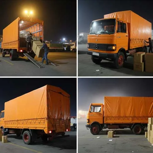 کرایه باربری خاور از مشهد به گرگان