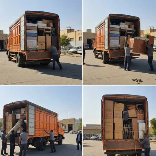 کرایه باربری خاور مشهد به تهران